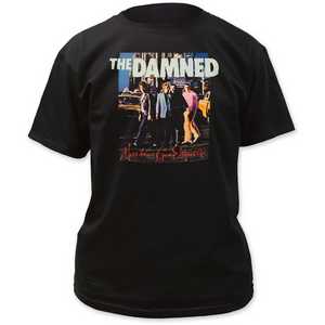 The Damned - Machine Gun Etiquette Classic Fit Black Tee (Limited Quantities Available)