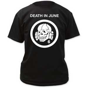 Death In June totenkopf 6 logo adult tee