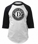 Drastic Plastic Logo 3/4 Sleeve Baseball tee Men's