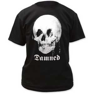 The Damned - Mirror/Skull Classic Fit Black Tee