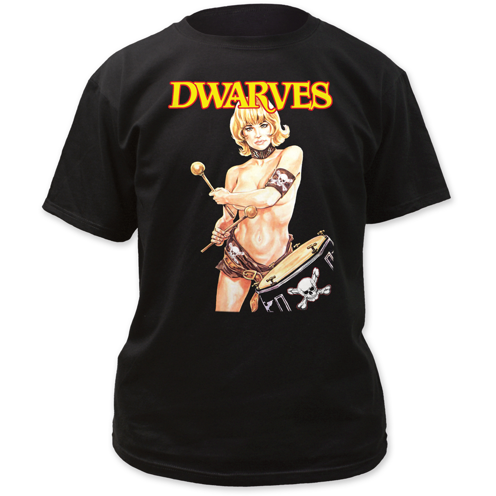 Dwarves Drummer Girl Classic Fitting Men's Black Shirt