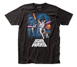 Star Wars New Hope Poster fitted jersey tee