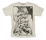 Guardians of the Galaxy Groot & Rocket sketch big print subway tee